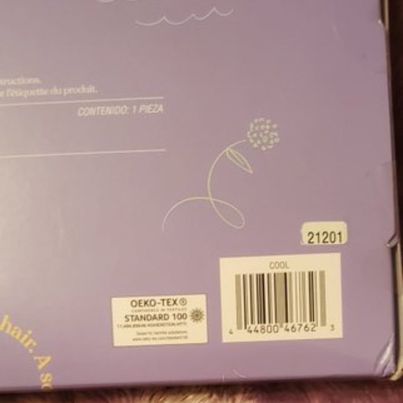 Wild Sage 72-Inch x 72-Inch, BLUE OMBRE SHOWER CURTAIN NEW - Picture 3 of 3